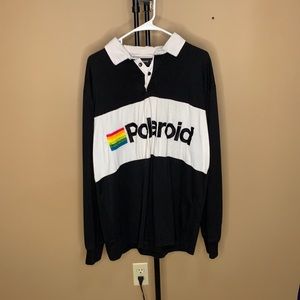 Men's XL collard Polaroid shirt